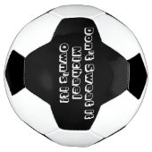 Voetbal zwart-wit bal (Gedraaid)