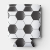 Voetbal, zwart-wit blikjeskoeler (Achterkant)