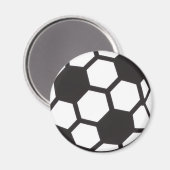 Voetbal Zwart & Wit Magneet (Voorkant / Achterkant)