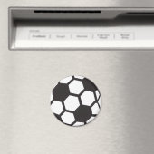Voetbal Zwart & Wit Magneet (Insitu (Vaatwasser))