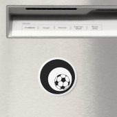 voetbal. zwarte cirkels. magneet (Insitu (Vaatwasser))