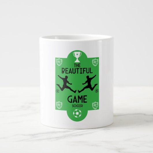 Voetbalaccessoires Grote Koffiekop (Voorkant)