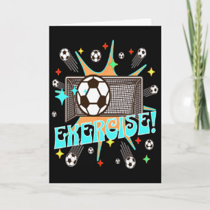 Voetbalactie Net Blast Oefening Motivatie Energie Kaart