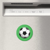 Voetbalbal op groen magneet (Insitu (Vaatwasser))