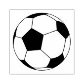 Voetbalbal Rubberstempel (Afrduk)