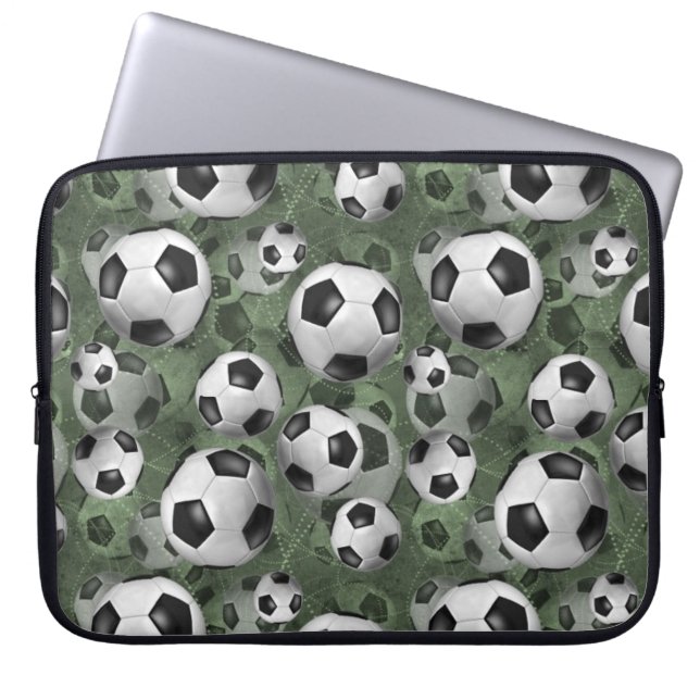 Voetbalballen! Laptop Sleeve (Voorkant)
