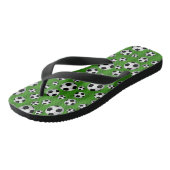 Voetbalballen Teenslippers (Schuin)