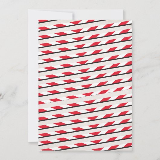 Voetbalballet kerstfeest kaart (Achterkant)