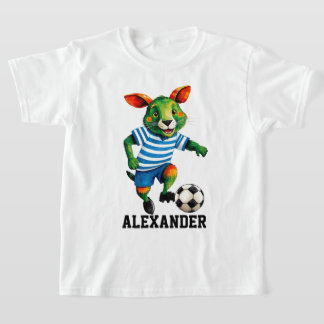 Voetbalbeestje personaliseren t-shirt