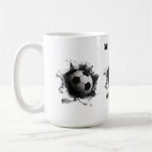 voetbalbeker koffiemok (Links)