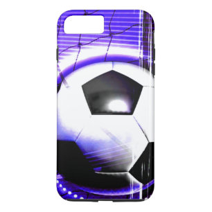 Voetbalblauw personaliseren met naam of teamnaam 	iPhone 8/7 plus hoesje