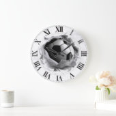 voetbalcadeau grote klok (Huis)