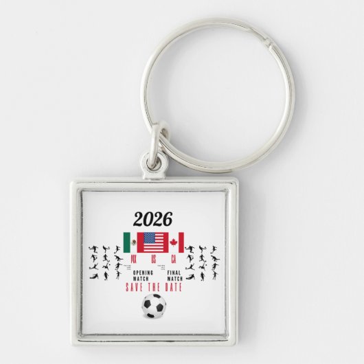 Voetbalcadeaus voor fans sleutelhanger (Voorkant)