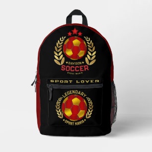 voetbalcadeaus voor tieners bedrukte rugzak