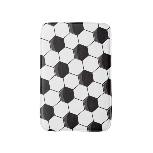 voetbalcel badmat (Voorkant Verticaal)