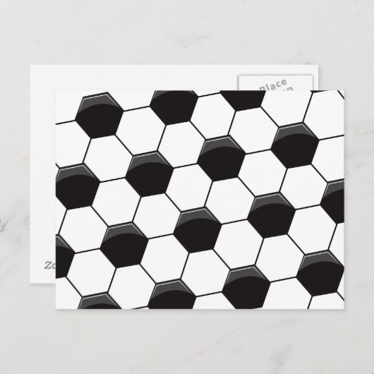 voetbalcel briefkaart (Voorkant / Achterkant)