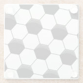 voetbalcel glazen onderzetter (Achterkant)