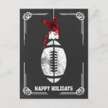 Voetbalchalkboarder Christmas Cards Feestdagenkaart<br><div class="desc">Holiday Greeting Cards by interest. Professional foliday cards are industry specific foliday greetings cards. These bezetting specific foliday cards will add a touch of uniqueness to your Holiday greetings</div>