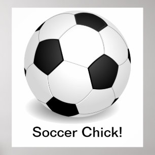 "Voetbalchick" Poster
