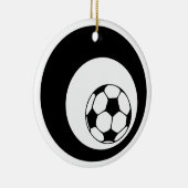 voetbalcirkels keramisch ornament (Rechts)