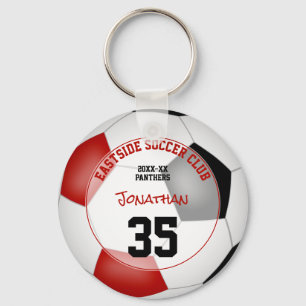 Voetbalclub cadeau ideeën jongens meisjes naam roo sleutelhanger