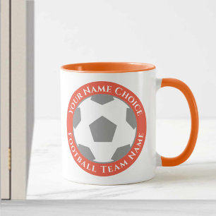 Voetbalclub Design in Oranje Mok
