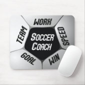 Voetbalcoach Bedankt Grote Bal Muismat (Met muis)