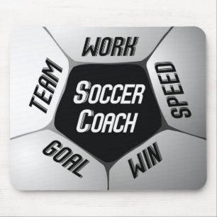 Voetbalcoach Bedankt Grote Bal Muismat