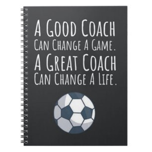 Voetbalcoach Bedankt Notitieboek