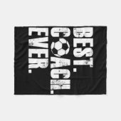 Voetbalcoach - Beste Coach Ooit Voetbal Cadeau Fleece Deken (Voorkant (Horizontaal))