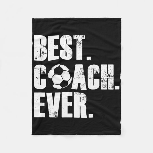 Voetbalcoach - Beste Coach Ooit Voetbal Cadeau Fleece Deken (Voorkant)