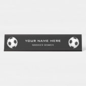 Voetbalcoach Bureau Naambordje (Voorkant)