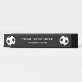 Voetbalcoach Bureau Naambordje (Voorkant)