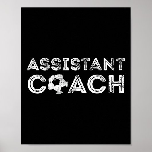 Voetbalcoach Coaches Waardering Funny Coa Poster (Voorkant)