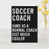 Voetbalcoach Definitie Grappig Kaart (Gele Bloem)