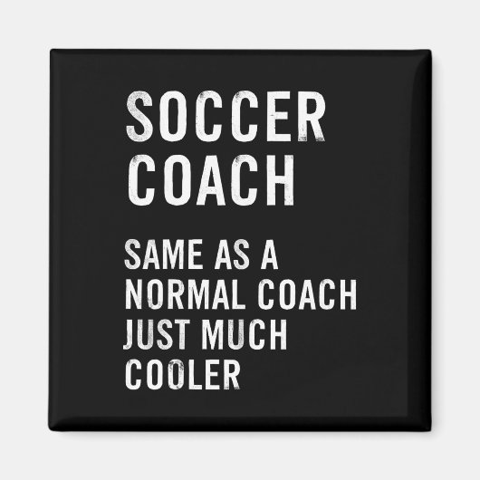Voetbalcoach Definitie Grappig Magneet (Voorkant)