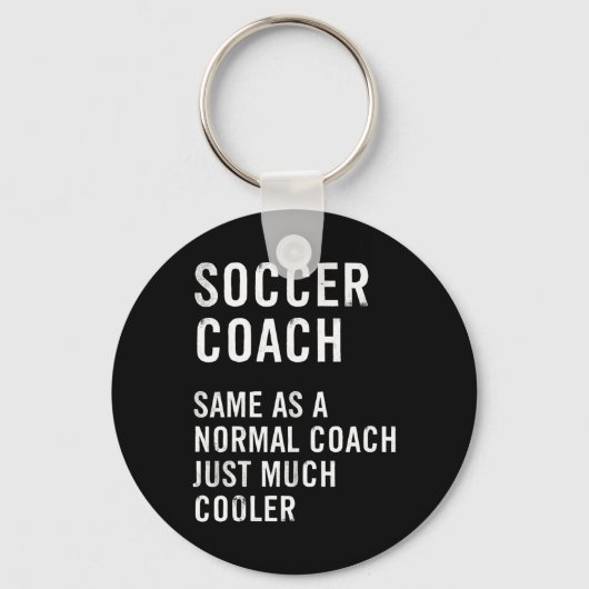 Voetbalcoach Definitie Grappig Sleutelhanger (Voorkant)