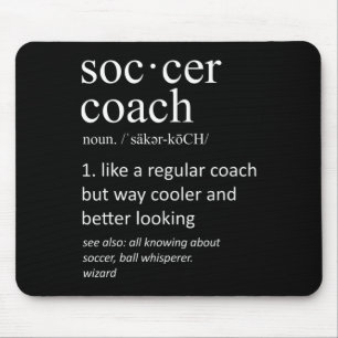 Voetbalcoach Definitie Sport Grappige Trainer Muismat