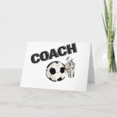 Voetbalcoach (Fluit/Bal) Kaart (Voorkant)