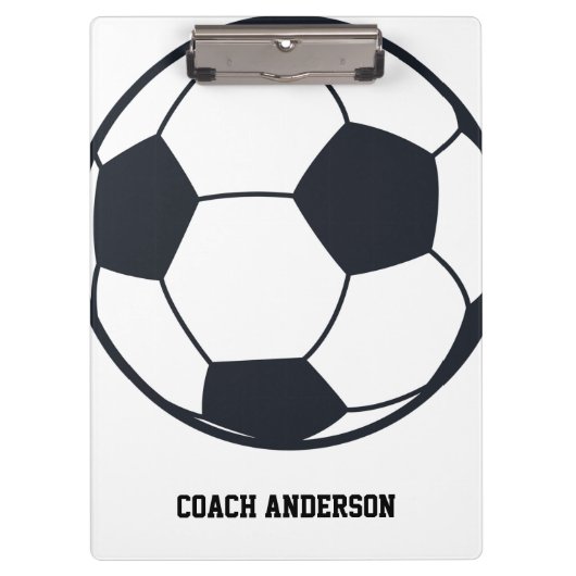 Voetbalcoach Klembord (Voorkant)