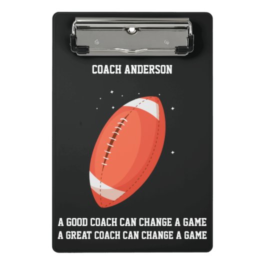 Voetbalcoach Mini Klembord (Voorkant)