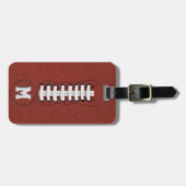 Voetbalcoach Monogram Sport Bagage Label (Voorkant horizontaal)