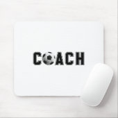 Voetbalcoach muismat (Met muis)