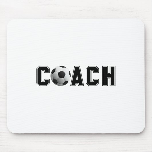 Voetbalcoach muismat (Voorkant)