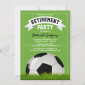 Voetbalcoach Pensioenfeest Kaart (Voorkant)