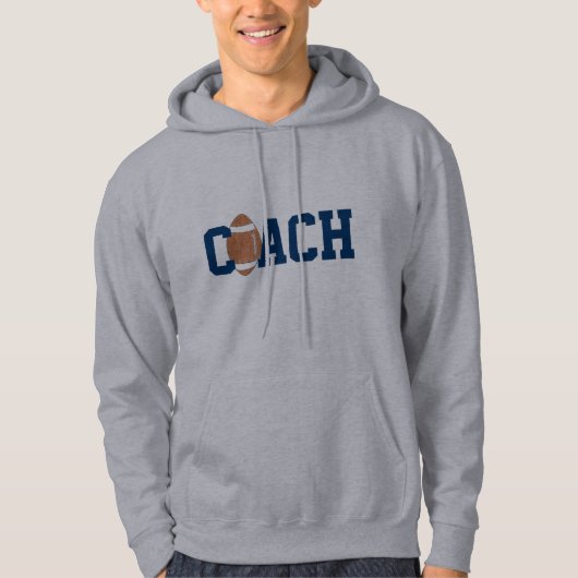 Voetbalcoach sweatshirt - op maat gemaakt (Voorkant)