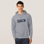 Voetbalcoach sweatshirt - op maat gemaakt (Voorkant volledig)