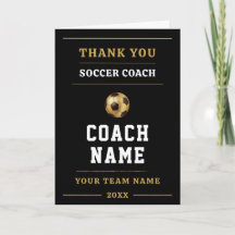 Voetbalcoach Team Waarderingsgeschenk