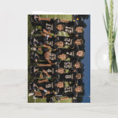 Voetbalcoach Teamnaam Foto Bedankkaart (Achterkant)
