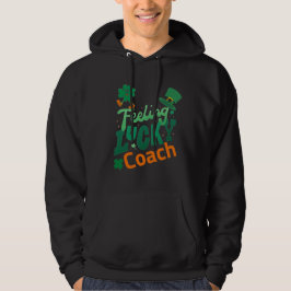 Voetbalcoach voor de dag van de ierse heilige patr hoodie